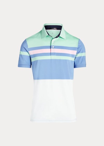 Ralph Lauren Custom Slim Performance Polo Herre Danmark (MHBOE0527)